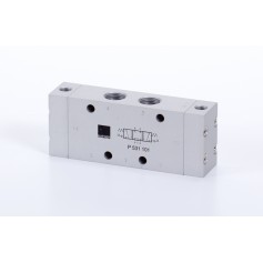 5/3-as pneumatikus vezérlésű szelep, középállásban zárt - G3/8 