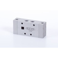 5/3-as pneumatikus vezérlésű szelep, középállásban zárt - G1/4 