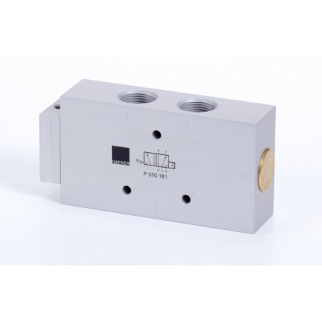 5/2-es pneumatikus vezérlésű szelep, monostabil - G3/4 