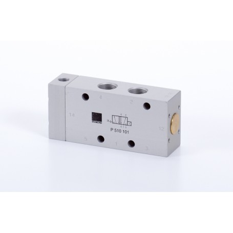 5/2-es pneumatikus vezérlésű szelep, monostabil - G3/8 