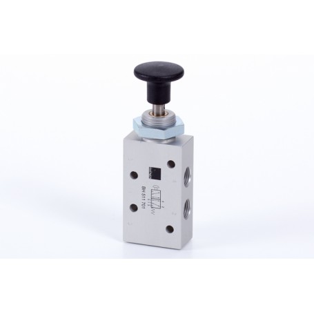 5/2-es nyomógombos szelep, monostabil - G1/4 