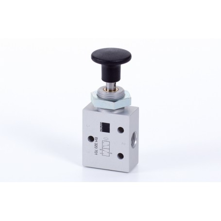 3/2-es nyomógombos szelep, bistabil - G1/4 