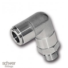 Push-In forgatható könyök csatlakozó D 12mm, G 3/8 