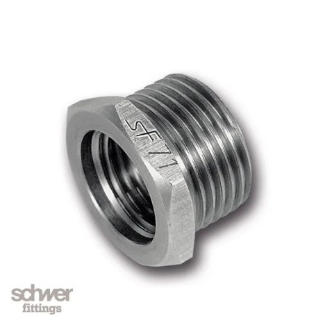 Hatlapfejű szűkítő Külső G 1/4 Belső G 1/8 