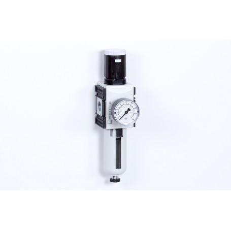 Szűrő-szabályzó egység - 8 bar - 5 mikron + Manométer (FS-4)