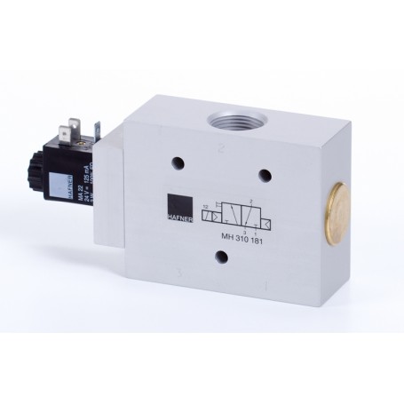 3/2-es elektromos vezérlésű szelep, monostabil - alaph.zárt - G3/4 