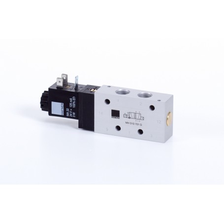 5/2-es elektromos vezérlésű szelep, G-széria, monostabil - G1/4 