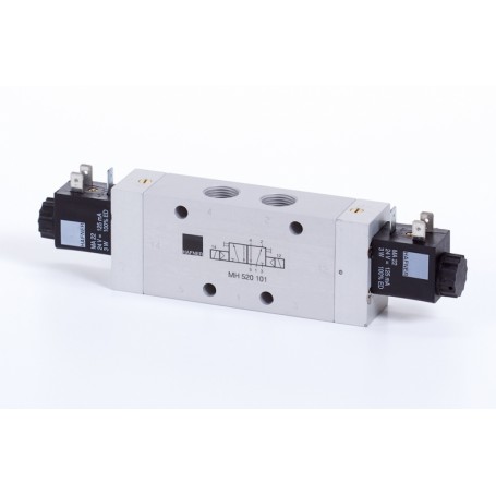 5/2-es elektromos vezérlésű szelep, bistabil - G3/8 